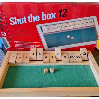Shut the box 12 (Jeu de Trac 12) Autruche